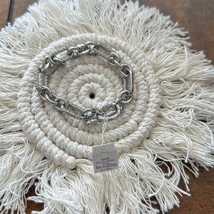 Lia Sophia silver chain link bracelet